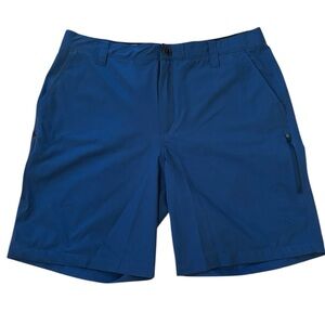 Orvis Tech Short Blue Cargo Shorts Size 36